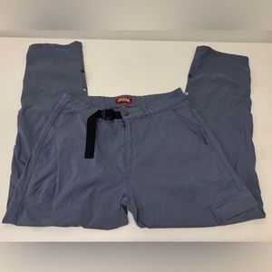 Men's 34 LAKE & TRAIL Grey Lightweight Hiking Camping Tech Hybrid Pants